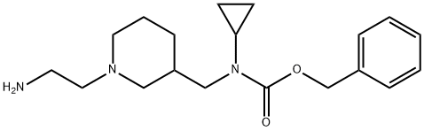 [1-(2-AMino-ethyl)-piperidin-3-ylMethyl]-cyclopropyl-carbaMic acid benzyl ester 구조식 이미지