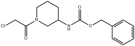 [1-(2-Chloro-acetyl)-piperidin-3-yl]-carbaMic acid benzyl ester Structure