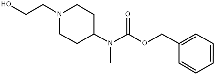 [1-(2-Hydroxy-ethyl)-piperidin-4-ylMethyl]-carbaMic acid benzyl ester Structure