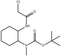 [2-(2-Chloro-acetylaMino)-cyclohexyl]-Methyl-carbaMic acid tert-butyl ester Structure