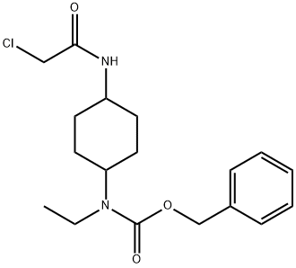 [4-(2-Chloro-acetylaMino)-cyclohexyl]-ethyl-carbaMic acid benzyl ester Structure