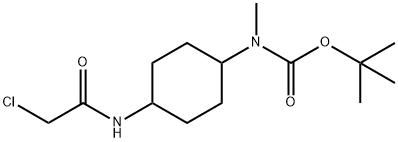 [4-(2-Chloro-acetylaMino)-cyclohexyl]-Methyl-carbaMic acid tert-butyl ester 구조식 이미지