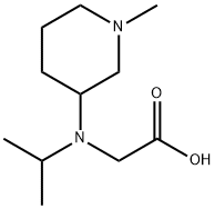 [Isopropyl-(1-Methyl-piperidin-3-yl)-aMino]-acetic acid Structure