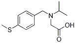 [Isopropyl-(4-Methylsulfanyl-benzyl)-aMino]-acetic acid 구조식 이미지