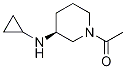 1-((S)-3-CyclopropylaMino-piperidin-1-yl)-ethanone 구조식 이미지