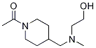 1-(4-{[(2-Hydroxy-ethyl)-Methyl-aMino]-Methyl}-piperidin-1-yl)-ethanone 구조식 이미지