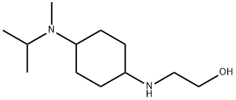 2-[4-(Isopropyl-Methyl-aMino)-cyclohexylaMino]-ethanol Structure