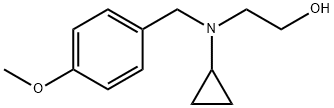 2-[Cyclopropyl-(4-Methoxy-benzyl)-aMino]-ethanol Structure