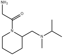 2-AMino-1-{2-[(isopropyl-Methyl-aMino)-Methyl]-piperidin-1-yl}-ethanone Structure