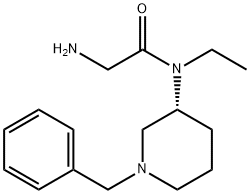 2-AMino-N-((R)-1-benzyl-piperidin-3-yl)-N-ethyl-acetaMide Structure