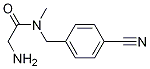 2-AMino-N-(4-cyano-benzyl)-N-Methyl-acetaMide 구조식 이미지