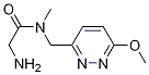 2-AMino-N-(6-Methoxy-pyridazin-3-ylMethyl)-N-Methyl-acetaMide 구조식 이미지