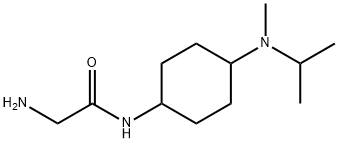 2-AMino-N-[4-(isopropyl-Methyl-aMino)-cyclohexyl]-acetaMide 구조식 이미지