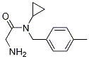 2-AMino-N-cyclopropyl-N-(4-Methyl-benzyl)-acetaMide Structure