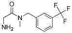 2-AMino-N-Methyl-N-(3-trifluoroMethyl-benzyl)-acetaMide 구조식 이미지