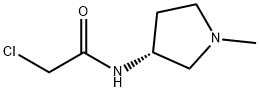 2-Chloro-N-((R)-1-Methyl-pyrrolidin-3-yl)-acetaMide 구조식 이미지