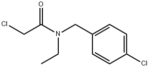 2-Chloro-N-(4-chloro-benzyl)-N-ethyl-acetaMide Structure