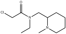 2-Chloro-N-ethyl-N-(1-Methyl-piperidin-2-ylMethyl)-acetaMide Structure