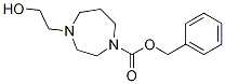 4-(2-Hydroxy-ethyl)-[1,4]diazepane-1-carboxylic acid benzyl ester Structure