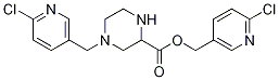 4-(6-Chloro-pyridin-3-ylMethyl)-piperazine-2-carboxylic acid 6-chloro-pyridin-3-ylMethyl ester 구조식 이미지