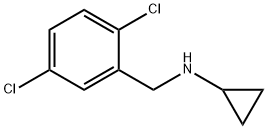 Cyclopropyl-(2,5-dichloro-benzyl)-aMine Structure