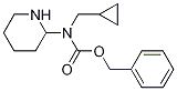 Cyclopropyl-piperidin-2-ylMethyl-carbaMic acid benzyl ester 구조식 이미지