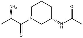 N-[(S)-1-((S)-2-AMino-propionyl)-piperidin-3-yl]-acetaMide Structure