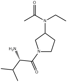 N-[1-((S)-2-AMino-3-Methyl-butyryl)-pyrrolidin-3-yl]-N-ethyl-acetaMide Structure