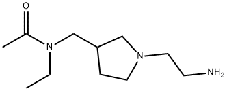 N-[1-(2-AMino-ethyl)-pyrrolidin-3-ylMethyl]-N-ethyl-acetaMide 구조식 이미지