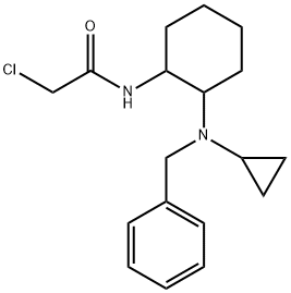 N-[2-(Benzyl-cyclopropyl-aMino)-cyclohexyl]-2-chloro-acetaMide 구조식 이미지