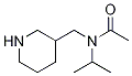 N-Isopropyl-N-piperidin-3-ylMethyl-acetaMide 구조식 이미지