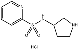 Pyridine-2-sulfonic acid pyrrolidin-3-ylaMide hydrochloride Structure