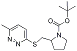 2-(6-Methyl-pyridazin-3-ylsulfanylM
ethyl)-pyrrolidine-1-carboxylic aci
d tert-butyl ester 구조식 이미지