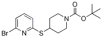 4-(6-BroMo-pyridin-2-ylsulfanyl)-pi
peridine-1-carboxylic acid tert-but
yl ester Structure