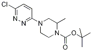 4-(6-Chloro-pyridazin-3-yl)-2-Methyl-piperazine-1-carboxylic acid tert-butyl este Structure