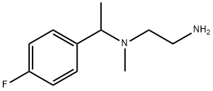 N*1*-[1-(4-Fluoro-phenyl)-ethyl]-N*1*-Methyl-ethane-1,2-diaMine Structure