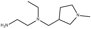 N*1*-Ethyl-N*1*-(1-Methyl-pyrrolidin-3-ylMethyl)-ethane-1,2-diaMine Structure