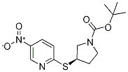 (R)-3-(5-Nitro-pyridin-2-ylsulfanyl
)-pyrrolidine-1-carboxylic acid ter
t-butyl ester Structure