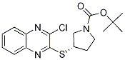 (S)-3-(3-Chloro-quinoxalin-2-ylsulf
anyl)-pyrrolidine-1-carboxylic acid
tert-butyl ester Structure