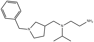 N*1*-(1-Benzyl-pyrrolidin-3-ylMethyl)-N*1*-isopropyl-ethane-1,2-diaMine Structure