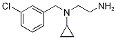 N*1*-(3-Chloro-benzyl)-N*1*-cyclopropyl-ethane-1,2-diaMine 구조식 이미지