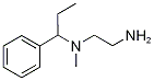 N*1*-Methyl-N*1*-(1-phenyl-propyl)-ethane-1,2-diaMine Structure