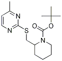 2-(4-Methyl-pyriMidin-2-ylsulfanylM
ethyl)-piperidine-1-carboxylic acid
tert-butyl ester 구조식 이미지