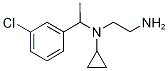 N*1*-[1-(3-Chloro-phenyl)-ethyl]-N*1*-cyclopropyl-ethane-1,2-diaMine 구조식 이미지