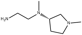 N*1*-Methyl-N*1*-((S)-1-Methyl-pyrrolidin-3-yl)-ethane-1,2-diaMine 구조식 이미지
