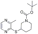 3-(3-Methyl-pyrazin-2-ylsulfanyl)-p
iperidine-1-carboxylic acid tert-bu
tyl ester 구조식 이미지