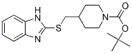 4-(1H-BenzoiMidazol-2-ylsulfanylMet
hyl)-piperidine-1-carboxylic acid t
ert-butyl ester Structure