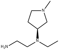 N*1*-Ethyl-N*1*-((S)-1-Methyl-pyrrolidin-3-yl)-ethane-1,2-diaMine Structure