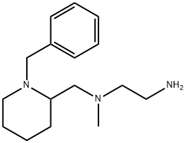 N*1*-(1-Benzyl-piperidin-2-ylMethyl)-N*1*-Methyl-ethane-1,2-diaMine 구조식 이미지