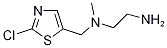 N*1*-(2-Chloro-thiazol-5-ylMethyl)-N*1*-Methyl-ethane-1,2-diaMine 구조식 이미지